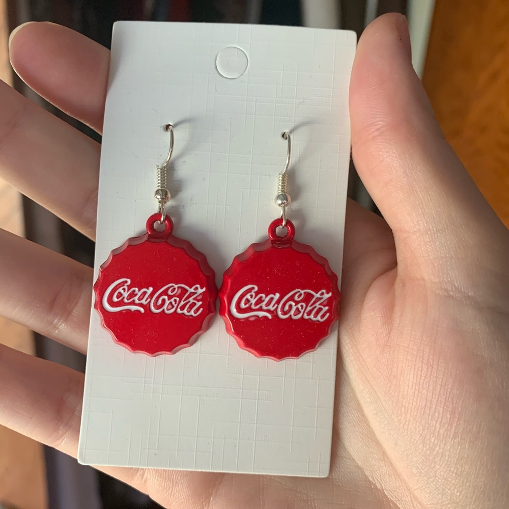 SOLD Coca-Cola Earrings